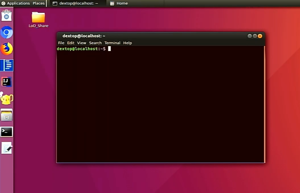 Linux on DeX running desktop mode in DeX